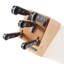 Stellar Sabatier 6 Piece Stainless Steel Knife Block Set-36759906