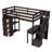  Marcell Twin Loft Bed With Storage Stairs, Desk, Shelves and Drawers-1774399745