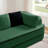 Right 2-Seater Sofa W/Pillows Teddy Fabric-857840578