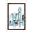 Toile classique avec cadre brun
