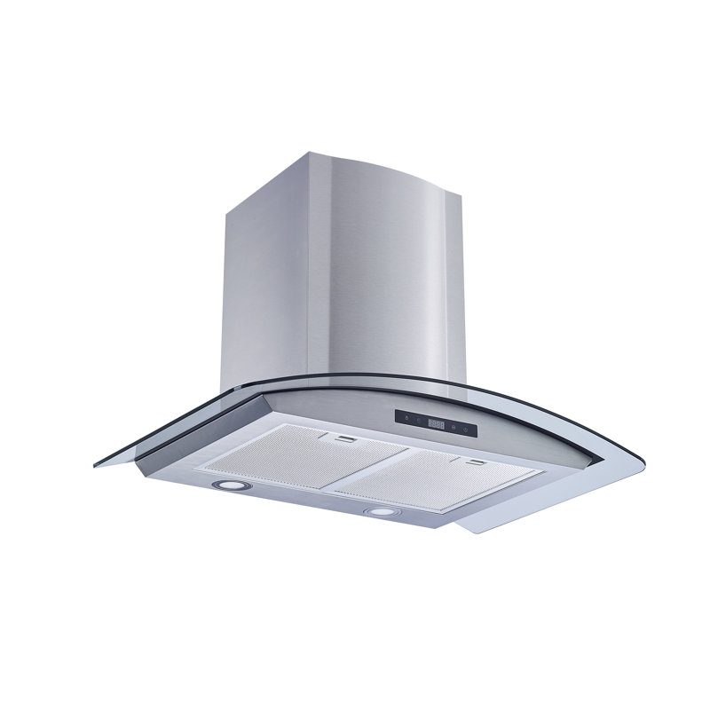  Hotte murale convertible 30 pouces 600 CFM en acier inoxydable