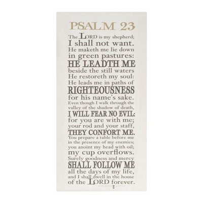 Toile tendue Krishona Psalm 23 par Art Brand Studios