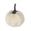 Ensemble de 4 citrouilles veloutées de 2 pouces dans un sac en filet, 12 par sac, blanc, pour la récolte d'automne et le décor de l'Action de grâce