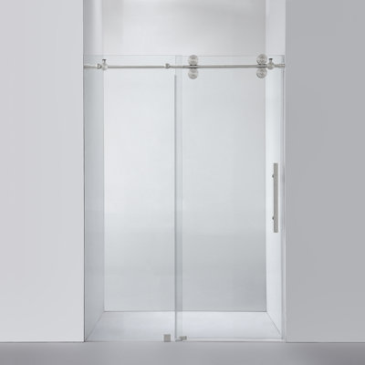 48-52” W x 78” H Sliding Frameless Shower Door