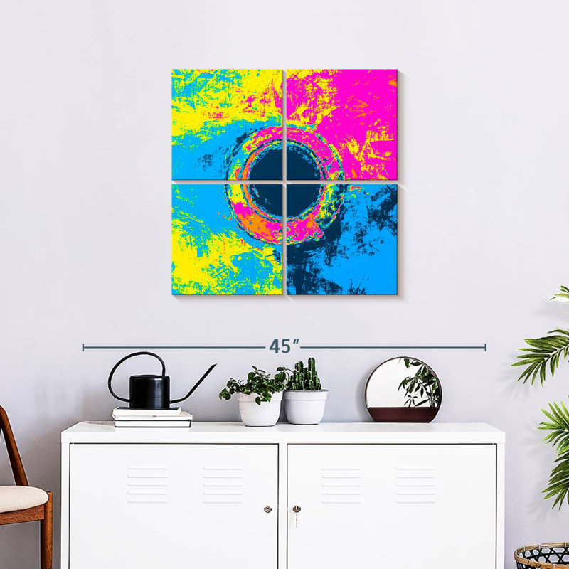 Yarlin Abstract Coffee, 26" H x 26" W
