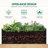 Modular Raised Garden Bed With Rectangular & Square Planter Boxes（No bottom panel）-405092360