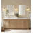 Vintage Cross Corner Rectangle Bathroom Vanity Mirror | Stainless Steel Frame-1901276054-1882213032