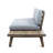 V Shaped 4-Piece Sofa Set-Gray