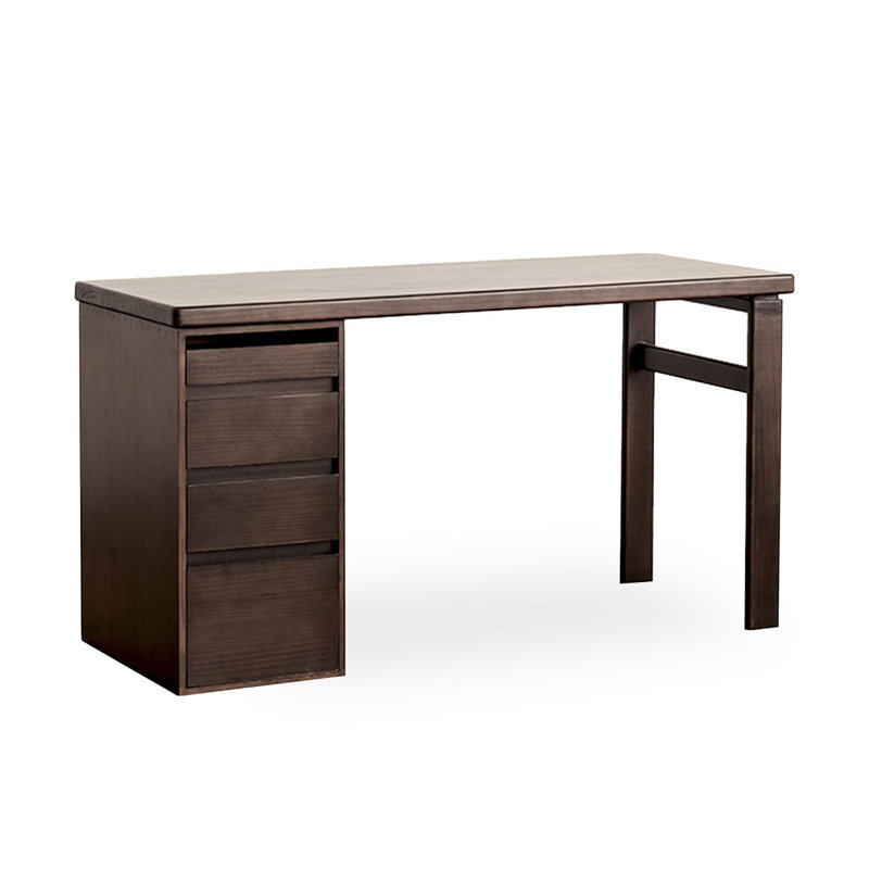 Bureau rectangulaire en bois massif, H 29,53 po x l 78,74 po x P 23,62 po