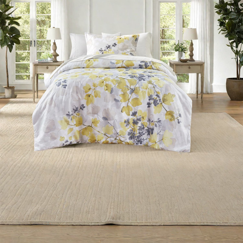 Ensembles de literie confortables et modernes, microfibre de polyester, style botanique pour la maison
