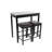 Trevyon 41'' Solid Wood Bar Set