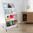 Simlai 44" H 4 Tier Free Standing Magazine Rack with Casters