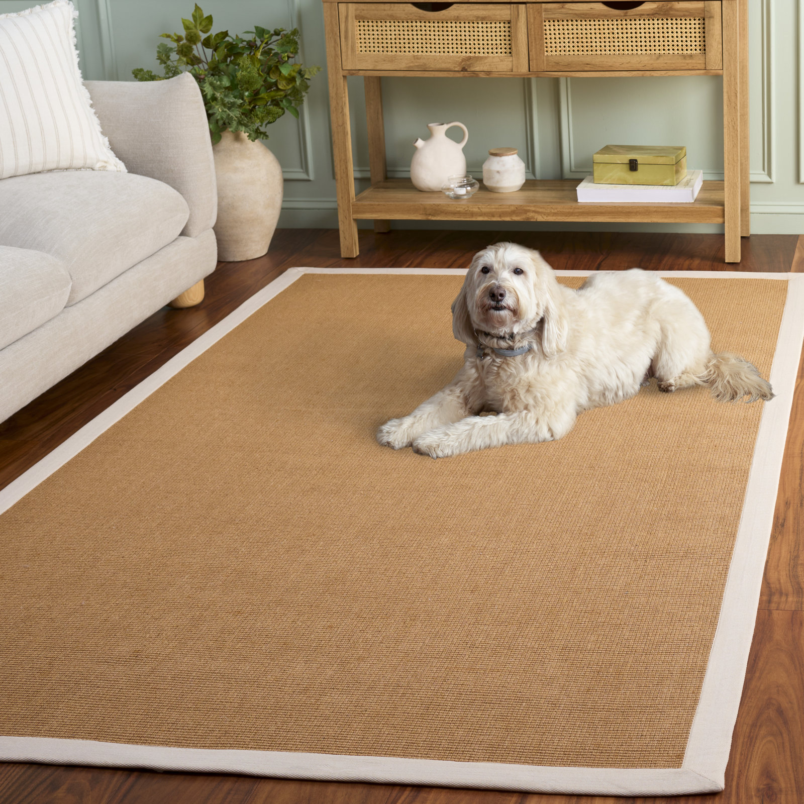 Flatweave Jute Rug, Rectangle 6' x 9'