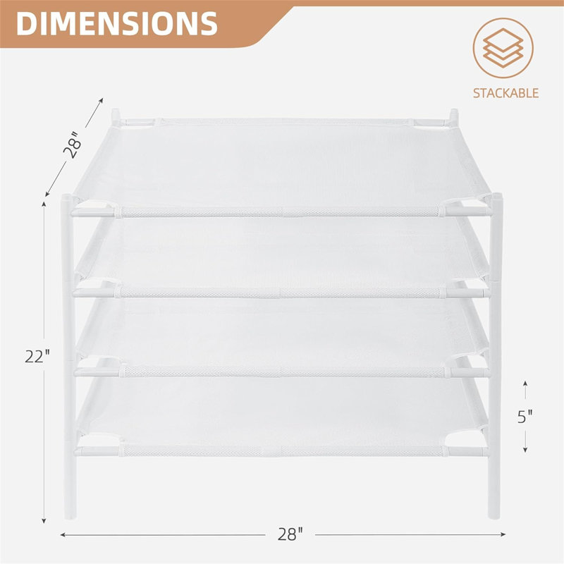 Stackable Sweater Drying Rack - 4-Pack Mesh Flat Drying Racks