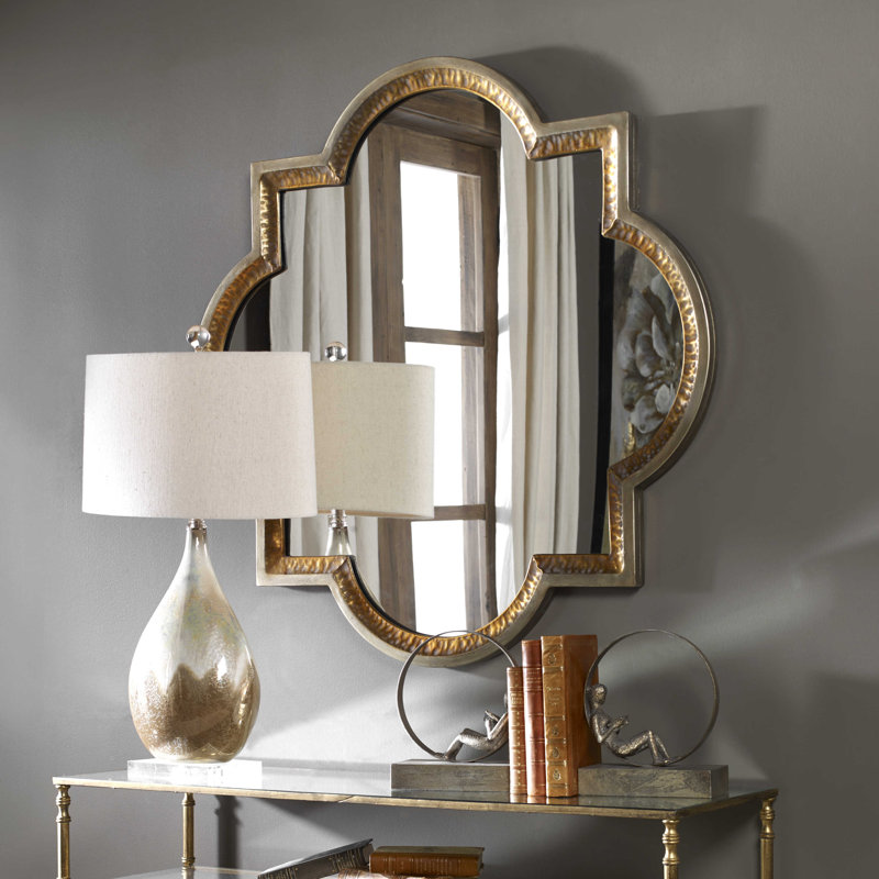 Payson Traditional Metal Frame Wall Mirror