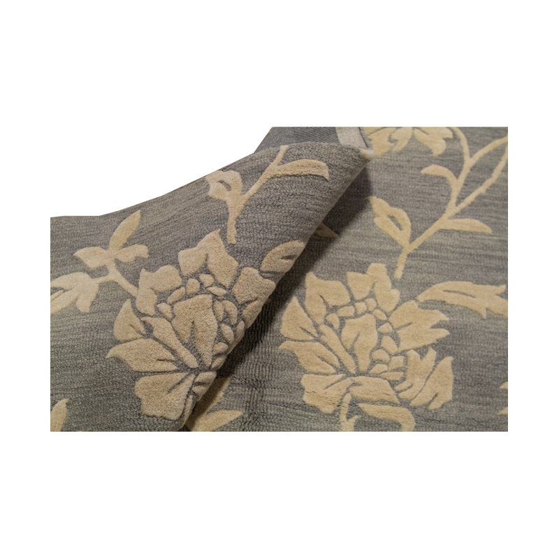 Wool Floral Area Rug