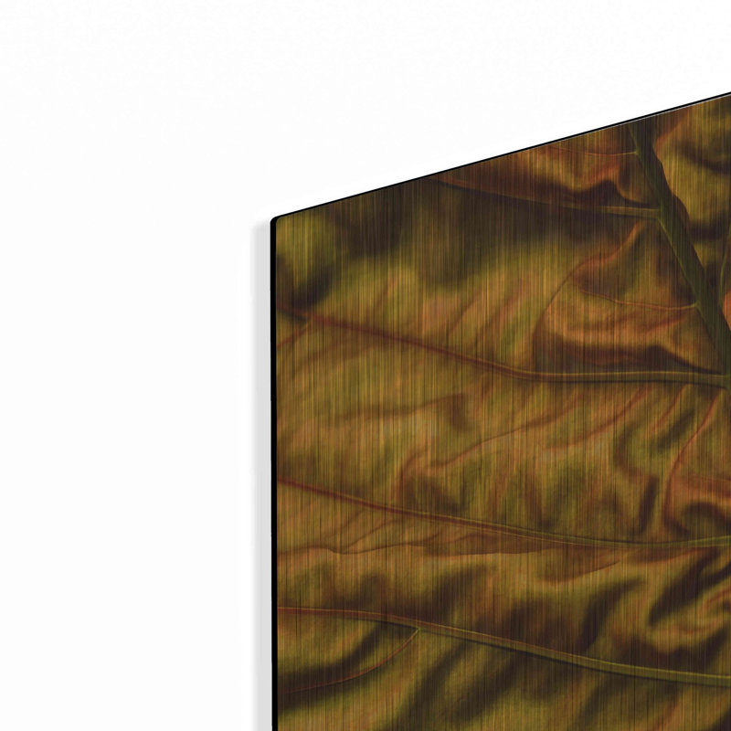 «Golden Desert» par Luxe Metal Portfolio, H 16 po x l 12 po