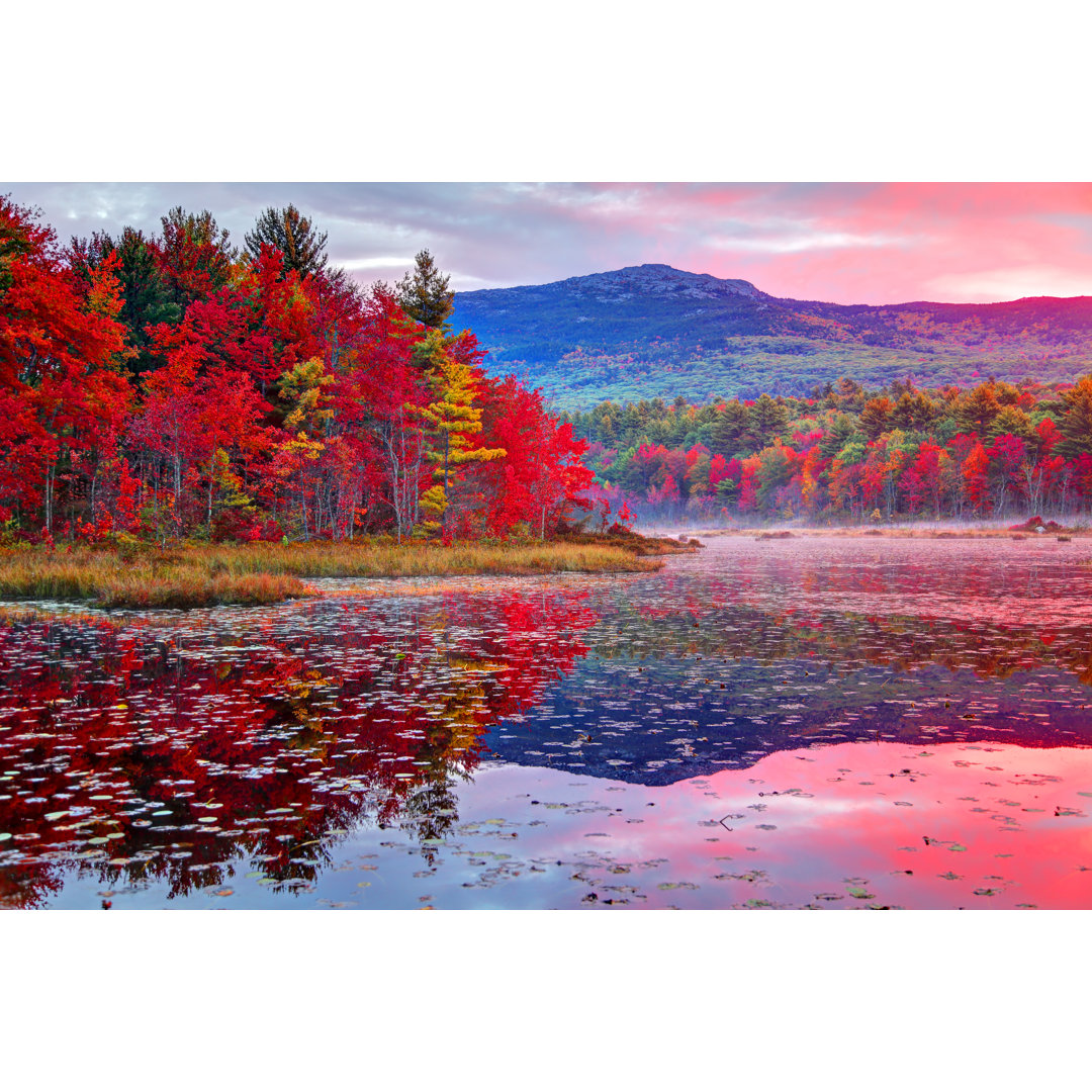 Mount Monadnock In Autumn von DenisTangneyJr Leinwandbild