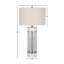 Glass and Ceramic Table Lamp