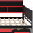 Modern Bed Frame with Built-in Charging Station and Storage Drawers-856530775