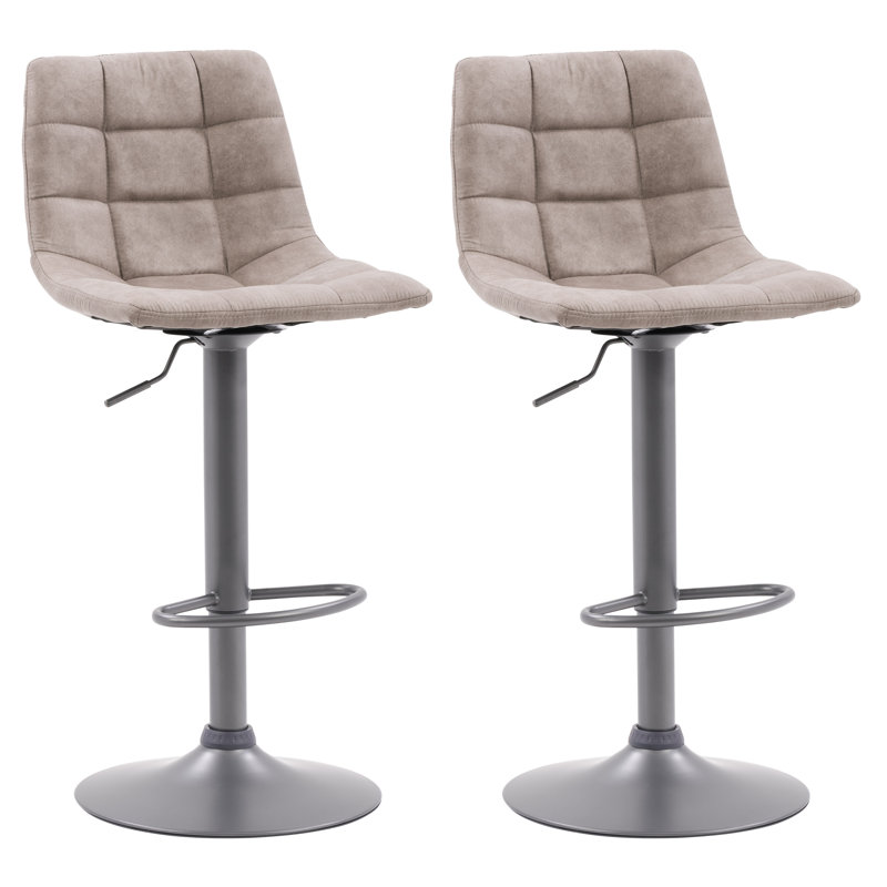 Tabouret pivotant à hauteur réglable, Beige