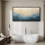Grande impression sur toile encadrée, impression de paysage abstrait neutre pour décoration murale moderne minimaliste-116848111-116848110