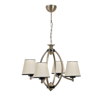 Roberson 4 - Light Shaded Chandelier