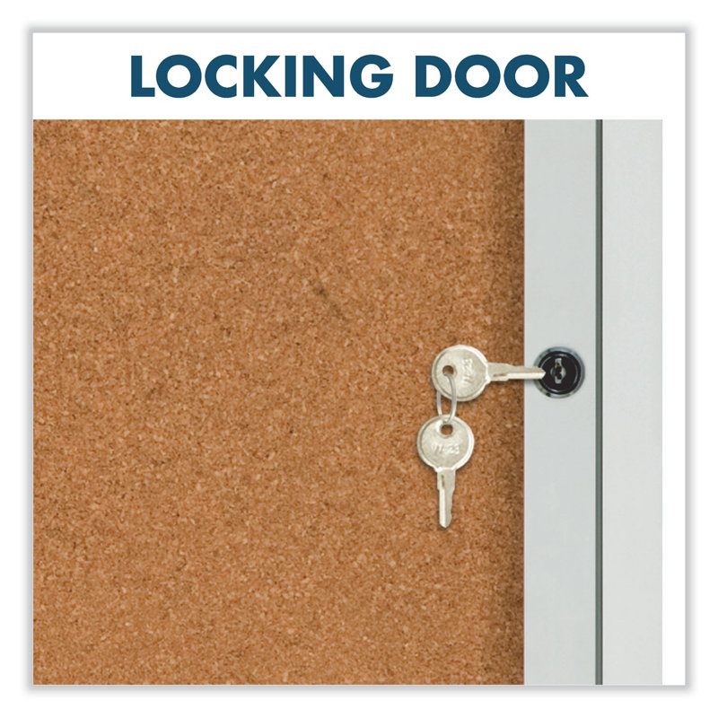 Quartet® Wall Aluminum Bulletin Board, 24" W x 36" D