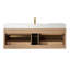 Ensemble de meuble-lavabo simple mural 60 "avec miroir Vali-977802371-977802368