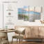 «Sandy Beach Beach Driftwood», impression sur toile 4 pièces-93822092