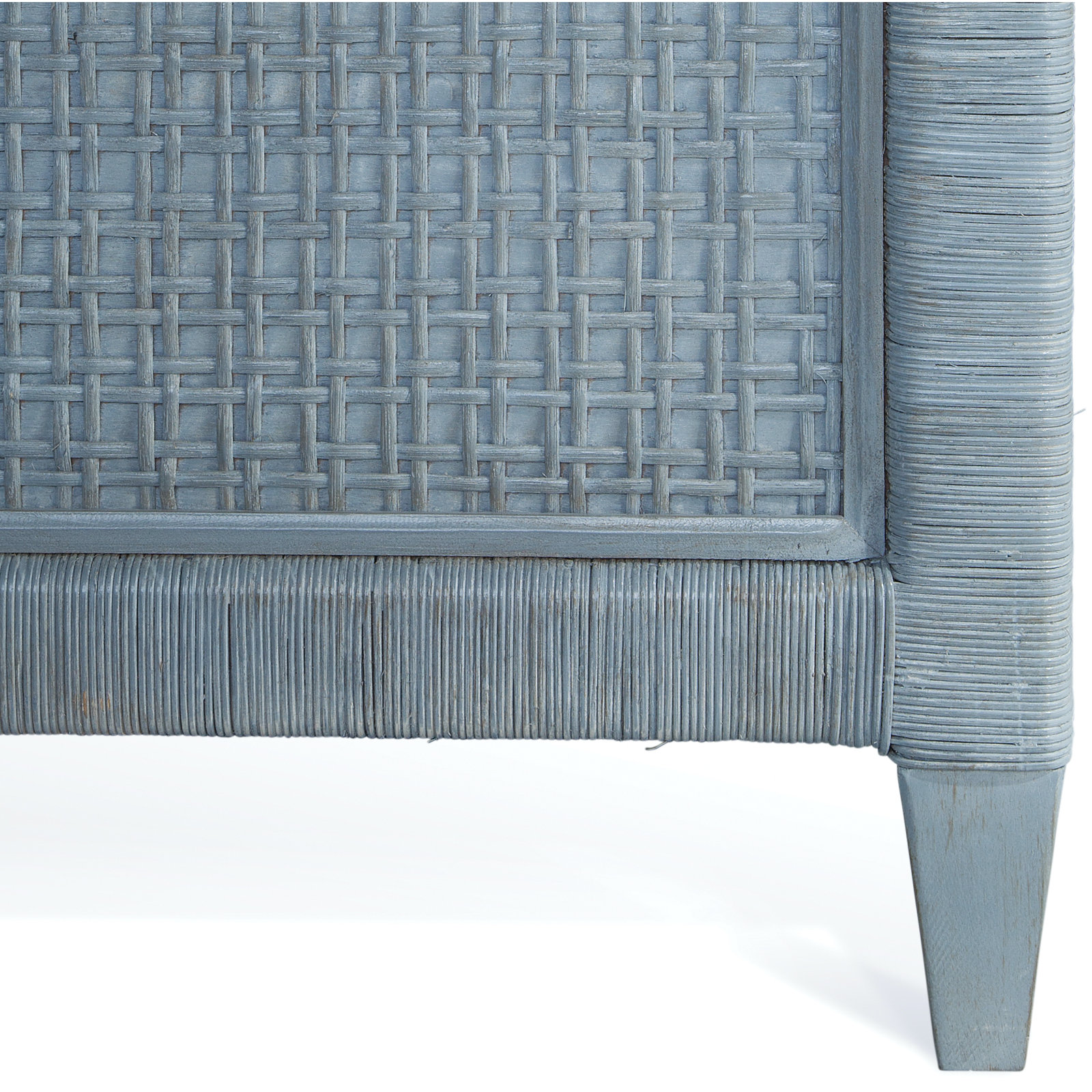 Monterey Woven Bed, Twin, Sea Glass