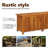 Water Resistant Wood Deck Box in Brown