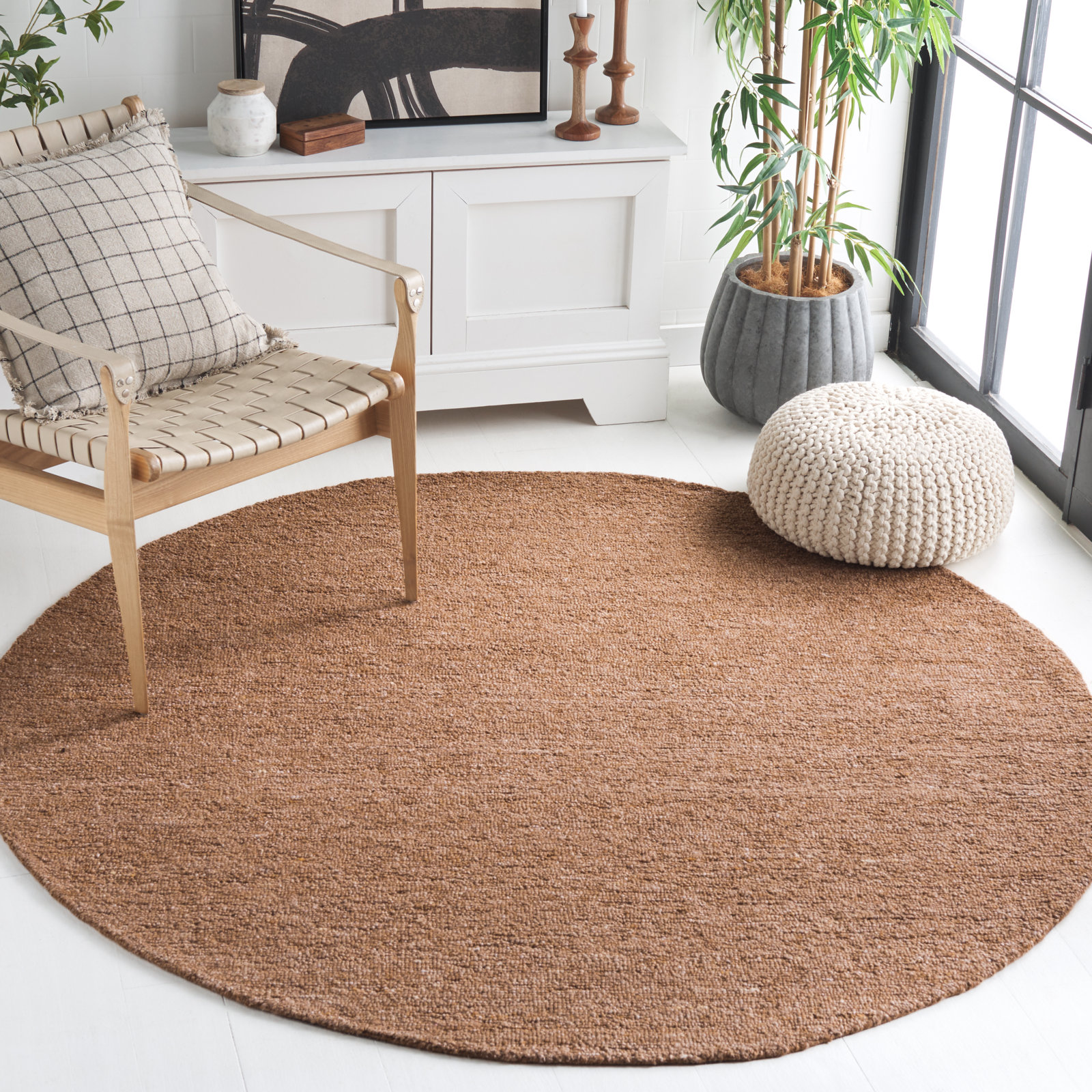 Arbois Hand-Tufted Wool Rug, Round 6'