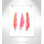 Roulé «Pink Feathers», impression sur papier-47479522