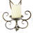 Set of 2 25 " Iron Wall Sconce
