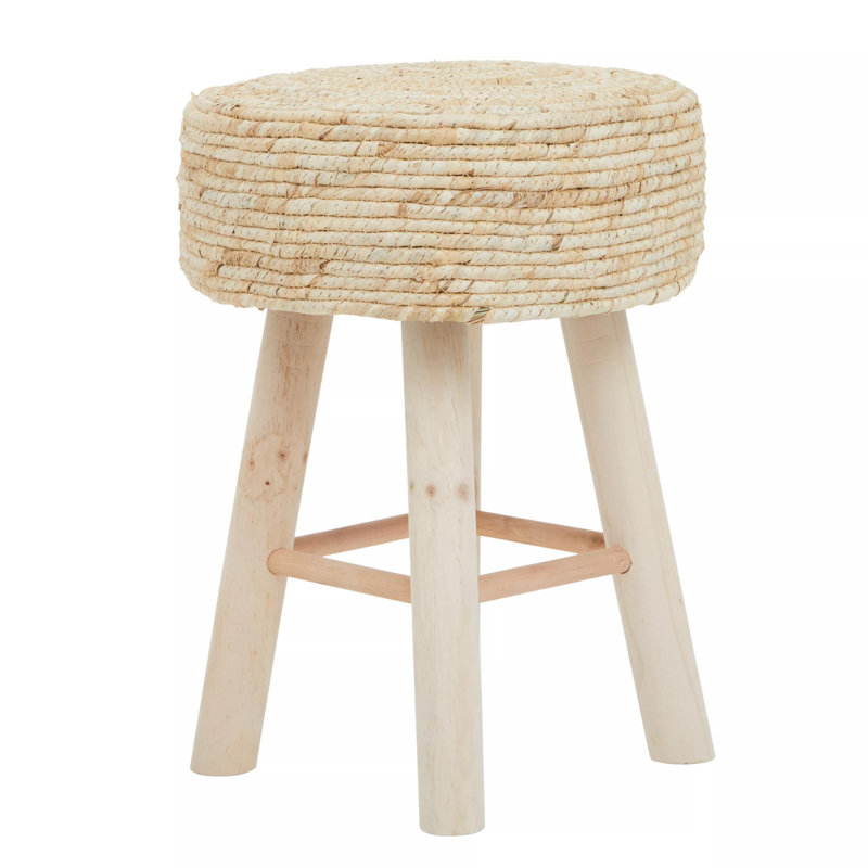 Manufactured Wood Accent Stool, Natural