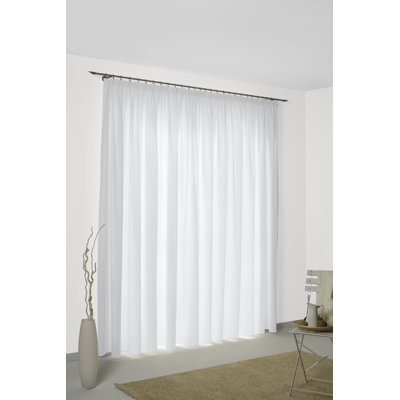Kyrstan Pencil Pleat Room Darkening Thermal Single Curtain