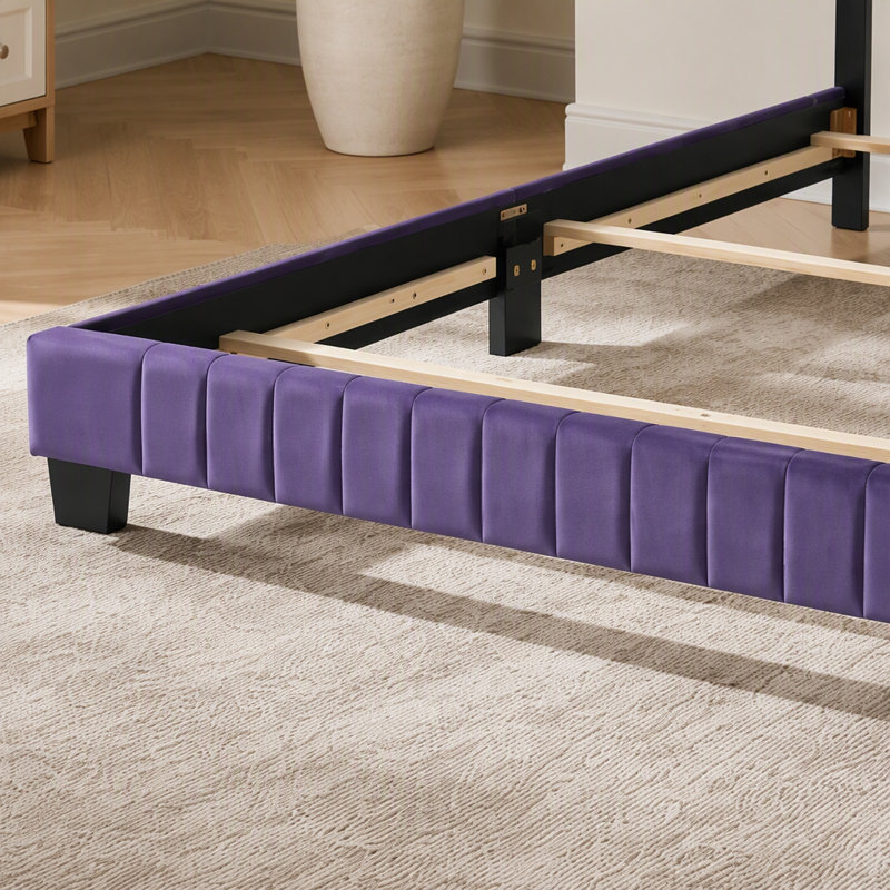 Contemporary Purple Full Size Bed
