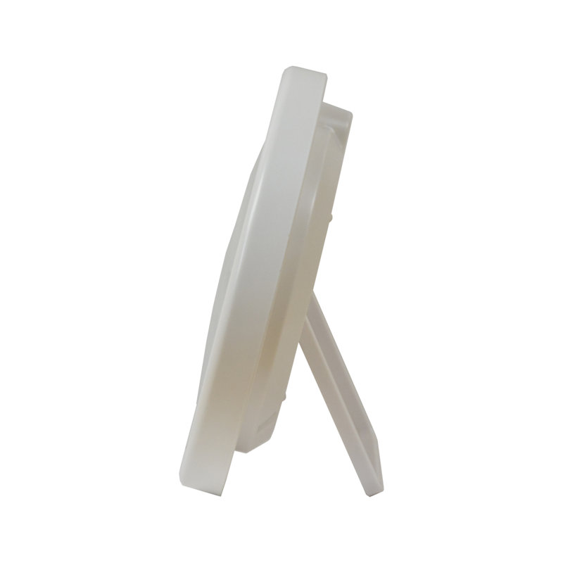 QXA804WLH Wall Clock, White, White