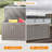 Modern Depo 80 Gallons Water Resistant Polypropylene(PP) Lockable Deck Box-96965754