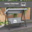 Balancelle d'extérieur 3 places-865325502