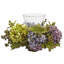 Candélabre en vase hortensia