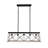 5-Light Farmhouse Chandeliers For Dining Room, Metal Rustic Pendant Island Light Fixture, Modern Rectangular Island Lights For Kitchen, Living Room (No Bulbs)-1139942791