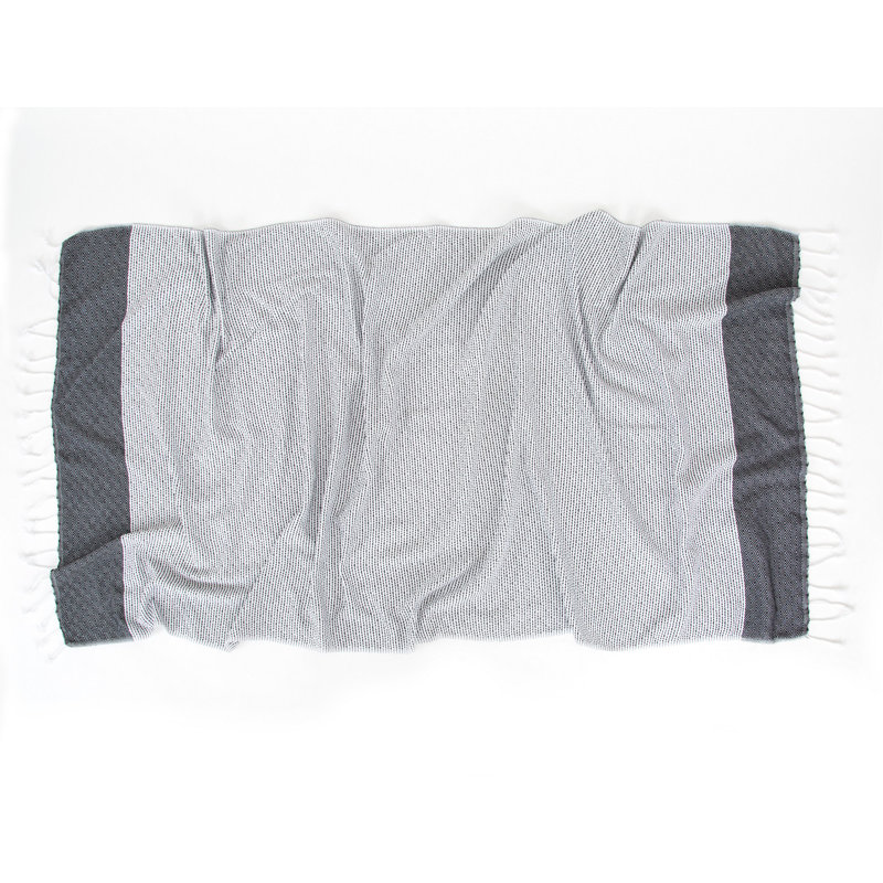 Serviette de plage 100% coton Randel, gris