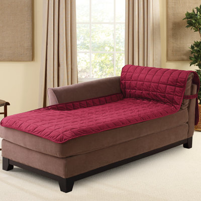 Deluxe Box Cushion Chaise Lounge Slipcover
