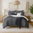 Langley Graphite Comforter & 1 Sham Set Twin-120883185