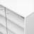 Shoe Storage Box with RGB LED Lights, 4 Tier Stackable Organizer with Tempered Glass Door | Minimalist | Particle Board+MDF