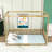 Canopy Floor Bed With Guardrails For Dreamy-1606087739-1606087738