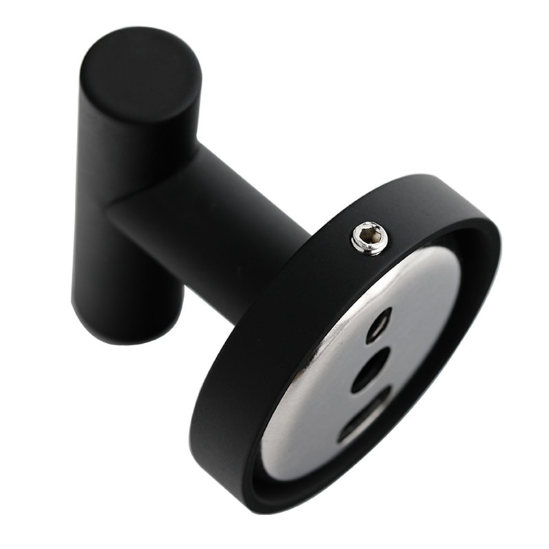 Elizabeth Wall Mounted Robe Hook, Matte Black
