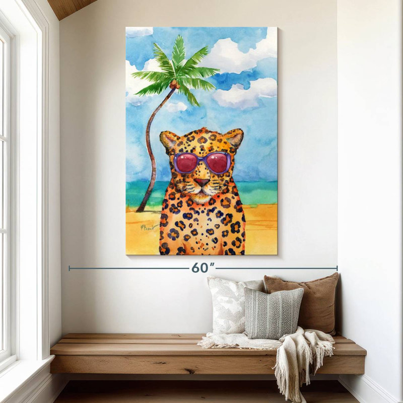 Ketti Hip Shades Cheetah, 51" H x 34" W
